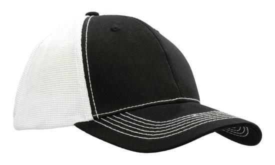 Headwear Chino Twill With Hi Tech Mesh Back (4123)