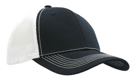 Headwear Chino Twill With Hi Tech Mesh Back (4123)