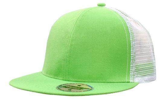 Headwear Premium American Twill With Mesh Back &amp; Snap Back Pro Styling Cap (4138)