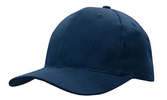 Headwear Brush Heavy Cotton Cap With Snap Back (4141)