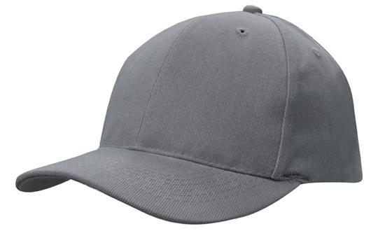 Headwear Brush Heavy Cotton Cap With Snap Back (4141)