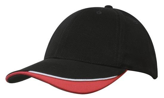 Headwear Brushed Heavy Cotton With Indented Peak (4167)