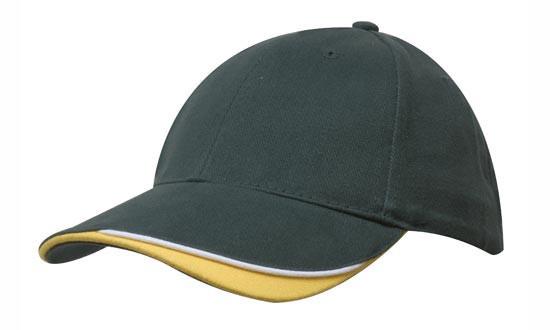 Headwear Brushed Heavy Cotton With Indented Peak (4167)