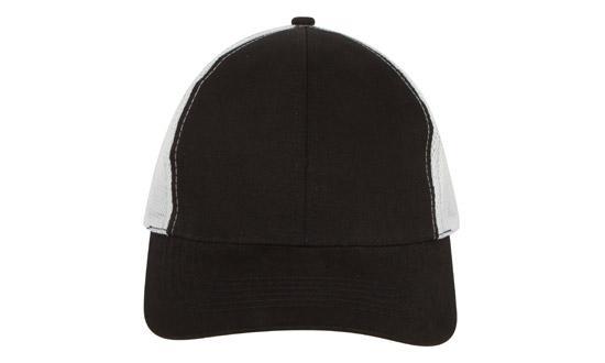 Headwear Brushed Cotton With Mesh Back Cap (4181)