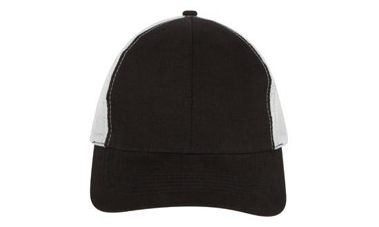 Headwear Brushed Cotton With Mesh Back Cap (4181)