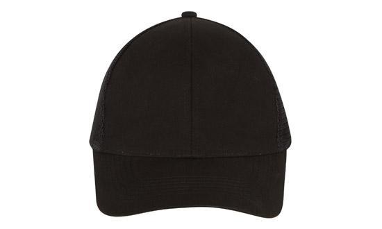 Headwear Brushed Cotton With Mesh Back Cap (4181)