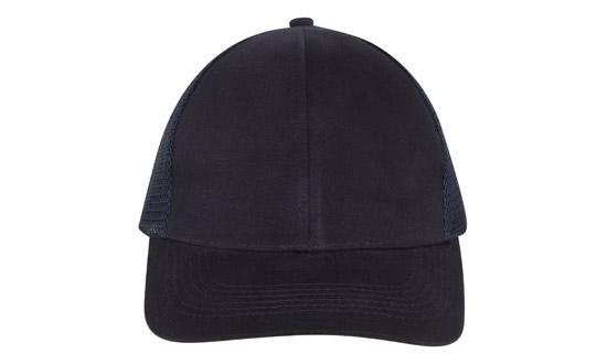 Headwear Brushed Cotton With Mesh Back Cap (4181)