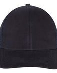 Headwear Brushed Cotton With Mesh Back Cap (4181)
