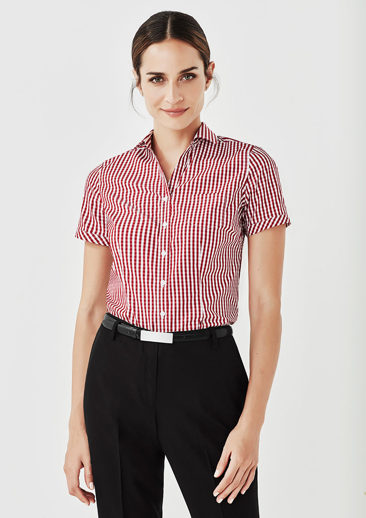 Biz Corporate Womens Springfield Short Sleeve Shirt (43412)