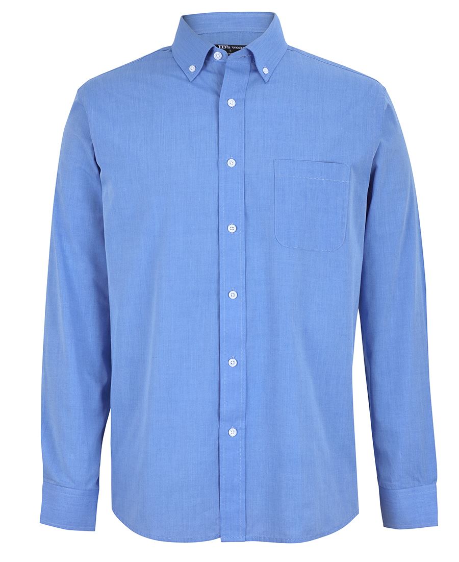 JB&#39;s Wear Long Sleeve Fine Chambray Shirt (4FC)