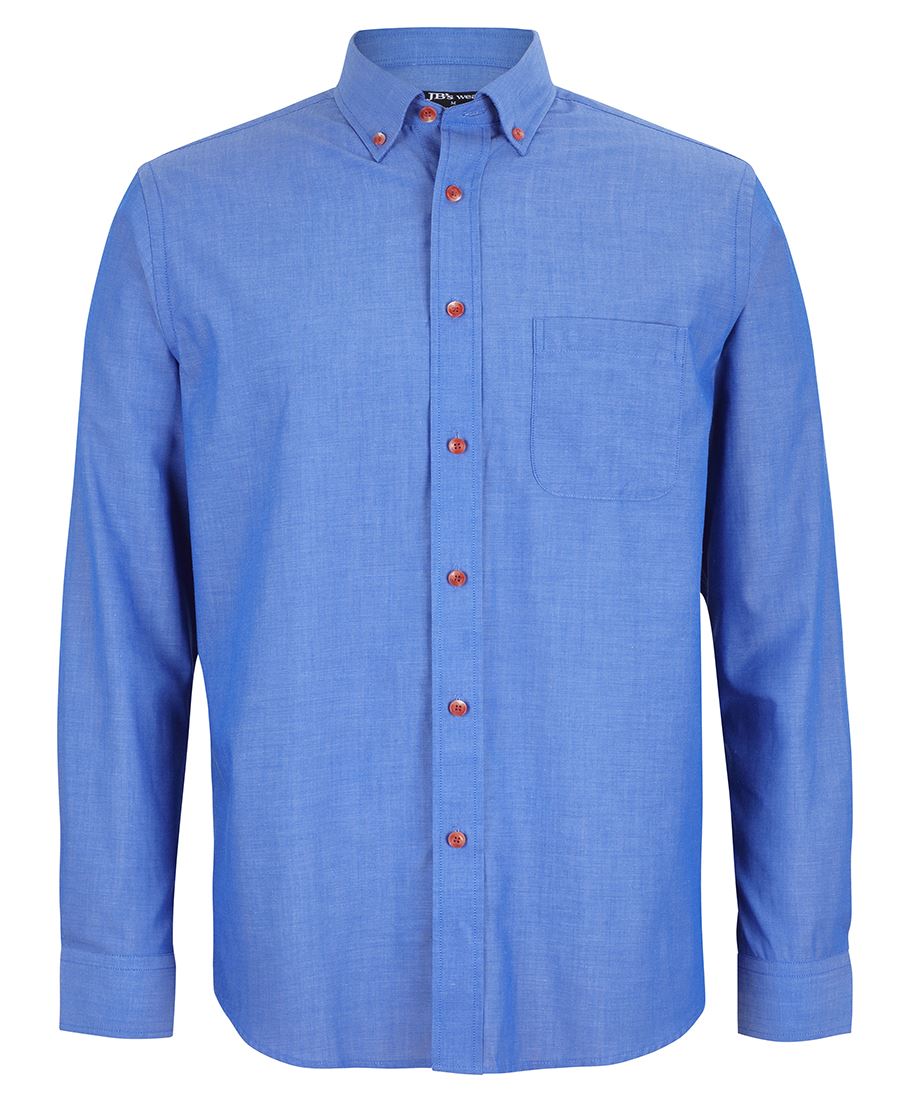 JB&#39;s Wear Long Sleeve Indigo Shirt - Adults (4IC)