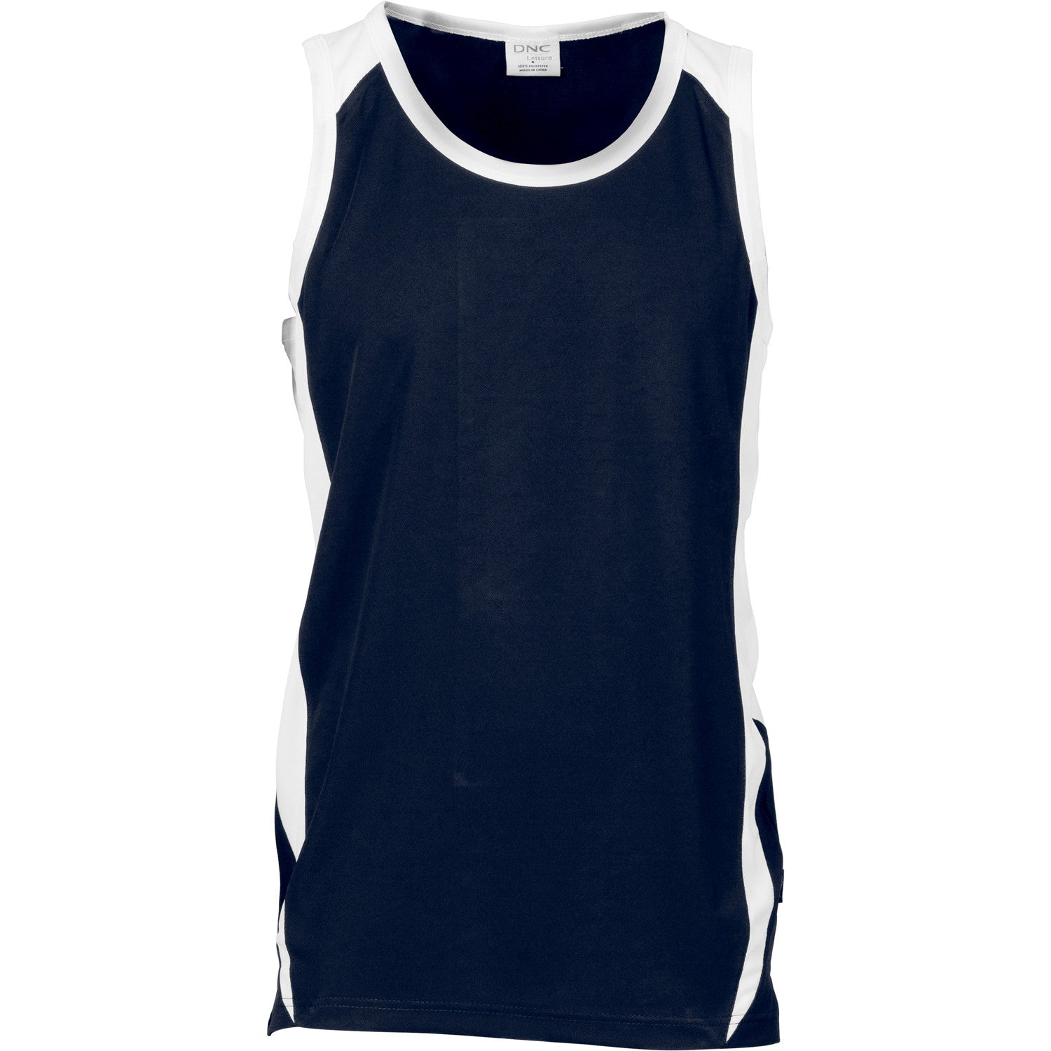 DNC Kids Cool-Breathe Contrast Singlet (5142)