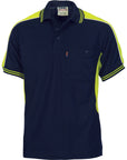 DNC Polyester Cotton Panel Polo Shirt - Short Sleeve -(5214)