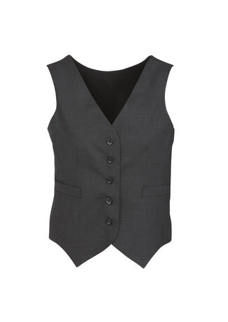 Biz Corporate Peaked Ladies Vest with Knitted Back (54011)-Clearance