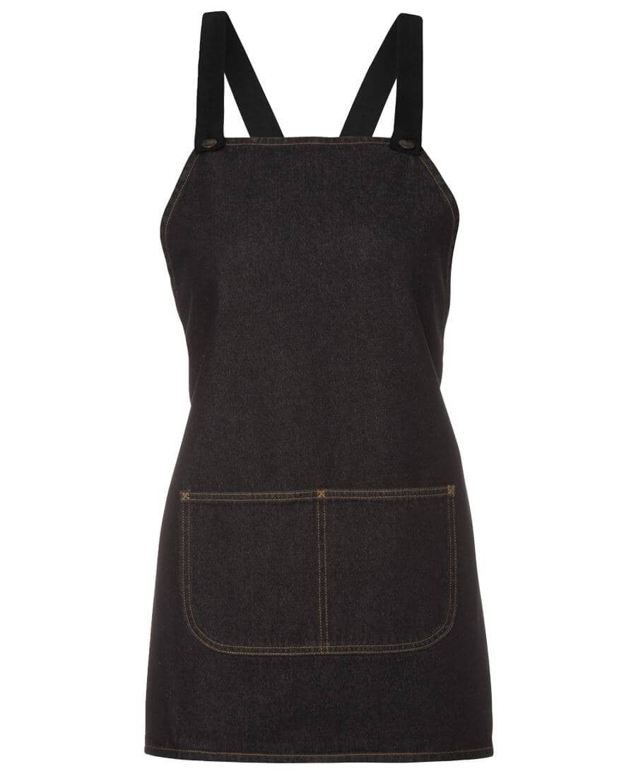 JB's Wear Cross Back 65x71 Bib Denim Apron (Without Strap) (5ACBB)