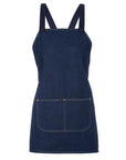 JB's Wear Cross Back 65x71 Bib Denim Apron (Without Strap) (5ACBB)