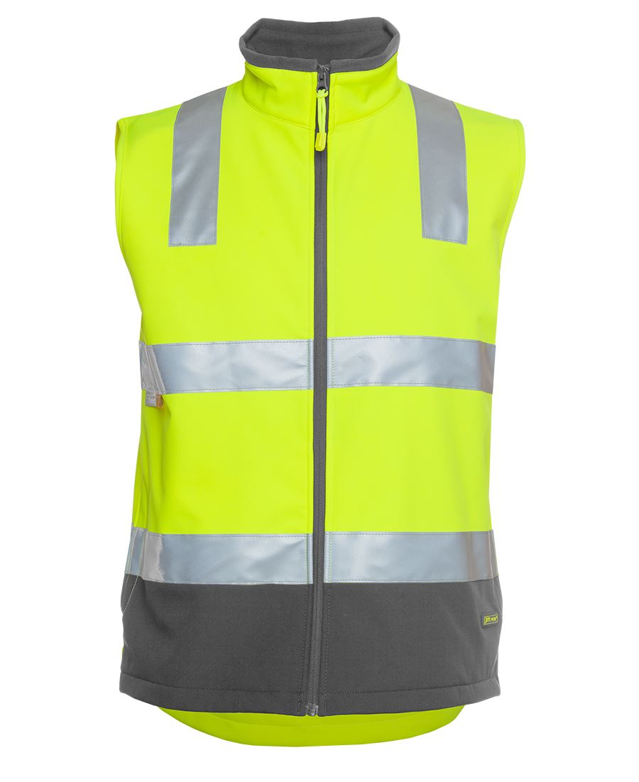 JB&#39;s Wear Hi Vis (D+N) Softshell Vest - Adults (6D4LK)