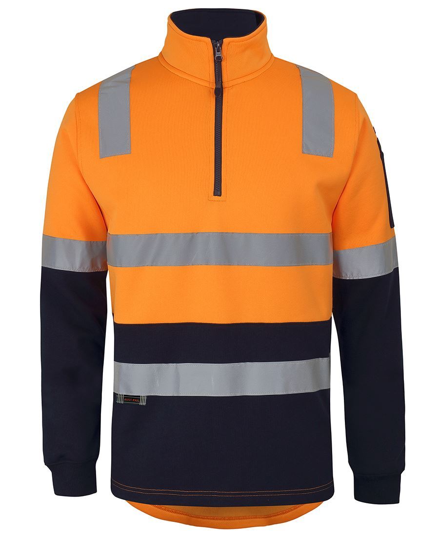 JB&#39;s Wear 1/2 Zip Aust. Rail (D+N) Fleece Sweater - (6DARF)