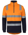 JB's Wear 1/2 Zip Aust. Rail (D+N) Fleece Sweater - (6DARF)