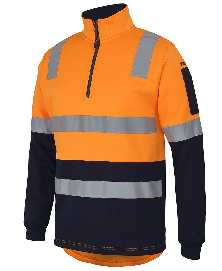 JB&#39;s Wear 1/2 Zip Aust. Rail (D+N) Fleece Sweater - (6DARF)