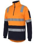 JB's Wear 1/2 Zip Aust. Rail (D+N) Fleece Sweater - (6DARF)