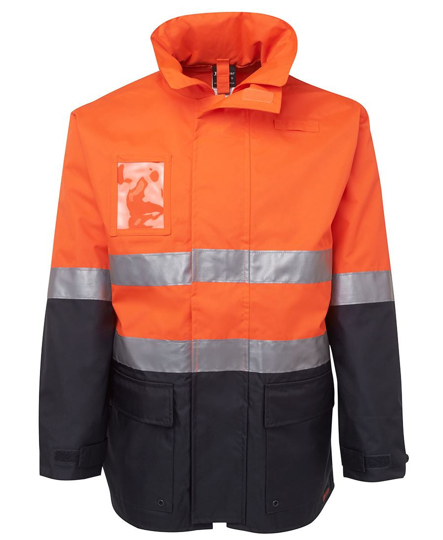 JB's Wear Hi Vis (D+N) Long Line Jacket - Adults (6DNLL)