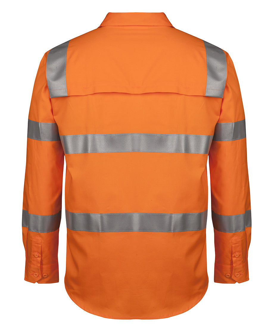 JB&#39;s Wear Hi Vis (D+N) L/S 150G Vic Rail Work Shirt (6DNWR)