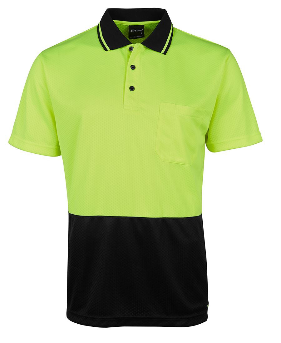 JB&#39;s Wear Hi Vis Jacquard Non Cuff Polo (6HJNC)