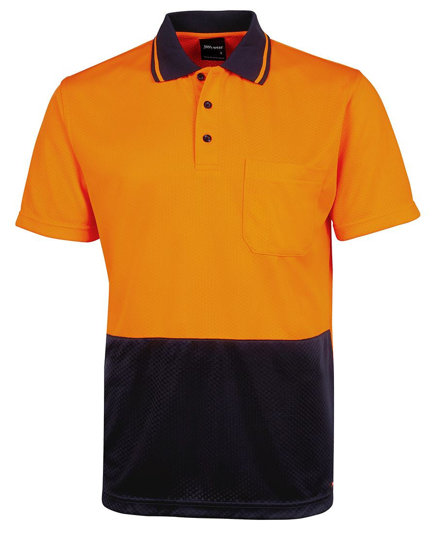 JB's Wear Hi Vis Jacquard Non Cuff Polo (6HJNC)