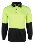 JB's Wear Hi Vis L/S Jacquard Polo (6HJNL)