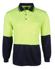 JB's Wear Hi Vis L/S Jacquard Polo (6HJNL)