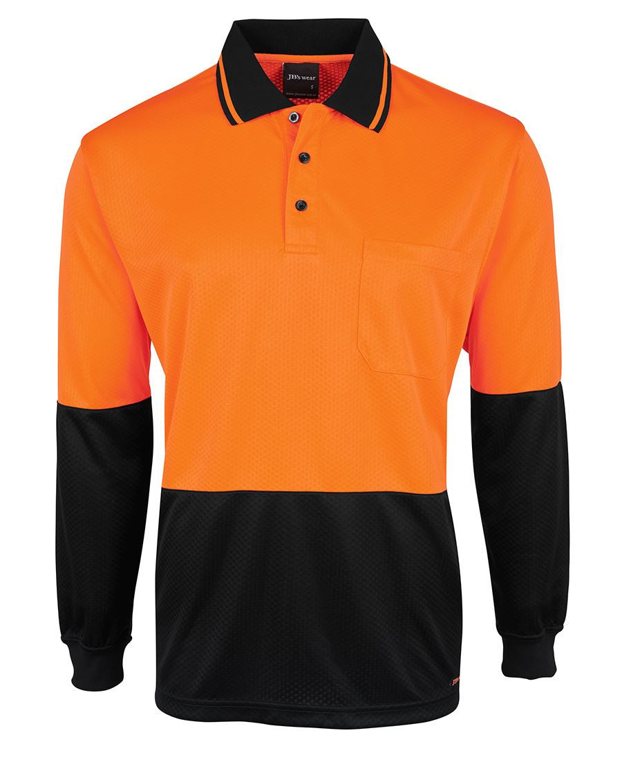 JB&#39;s Wear Hi Vis L/S Jacquard Polo (6HJNL)