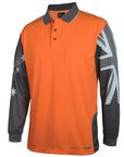 JB's Wear Hi Vis L/S Southern Cross Polo (6HSCL)