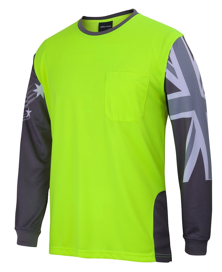 JB's Wear Hi Vis L/S Southern Cross Tee (6HSCT)