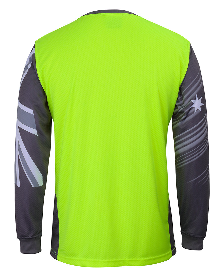 JB's Wear Hi Vis L/S Southern Cross Tee (6HSCT)
