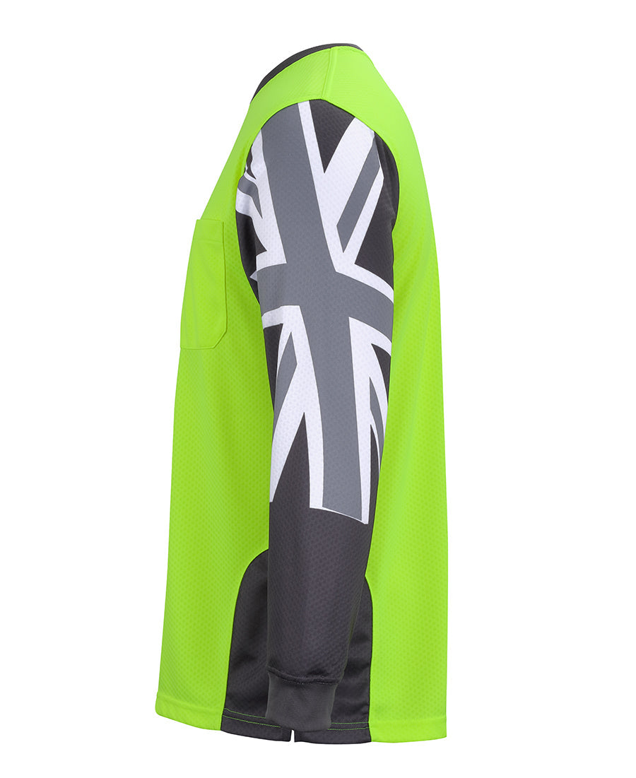 JB's Wear Hi Vis L/S Southern Cross Tee (6HSCT)