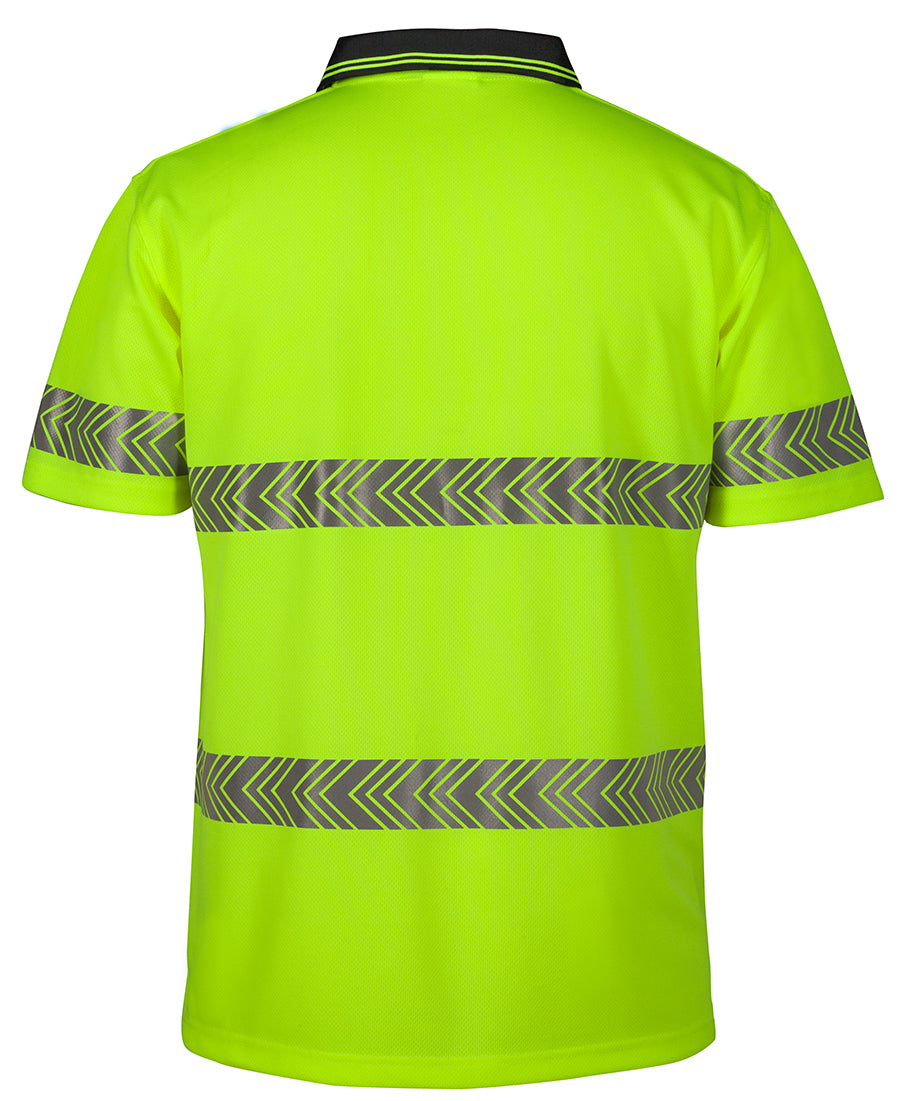 JB&#39;s Wear Hi Vis S/S Segmented Tape Polo (6HSST)