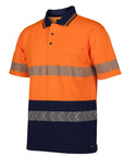 JB's Wear Hi Vis S/S Segmented Tape Polo (6HSST)