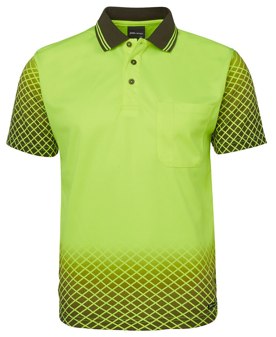 JB's Wear Hi Vis Net Sub Polo (6HVNS)