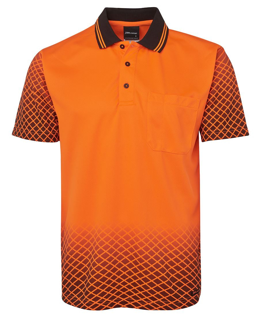 JB's Wear Hi Vis Net Sub Polo (6HVNS)