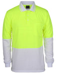 JB's Wear Hi Vis Long Sleeve Trad Polo - Adults (6HVPL)