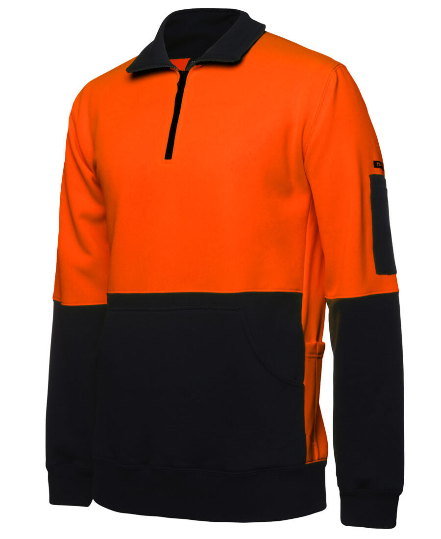 JB's Wear Hi Vis 330G 1/2 Zip Fleece (6HVPZ)