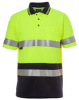 JB's Wear Hi Vis Short Sleeve (d+n) Traditional Polo - Adults (6HVST)