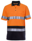 JB's Wear Hi Vis Short Sleeve (d+n) Traditional Polo - Adults (6HVST)