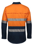 JB's Wear Hi Vis (D+N) Close Front L/S 150G Work Shirt (6HWCS)