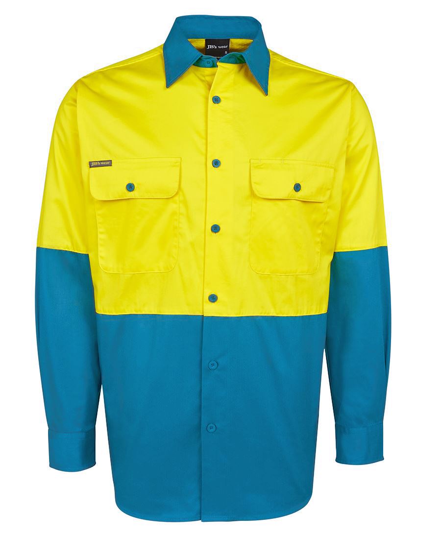 JB&#39;s Wear Hi Vis Long Sleeve 150g Shirt - Adults (6HWSL)