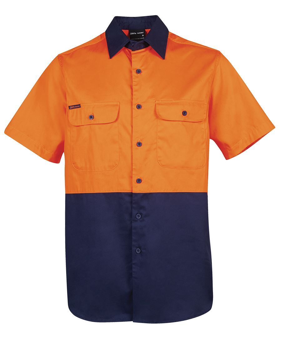 JB's Wear Hi Vis Short Sleeve 150g Shirt - Adults (6HWSS)