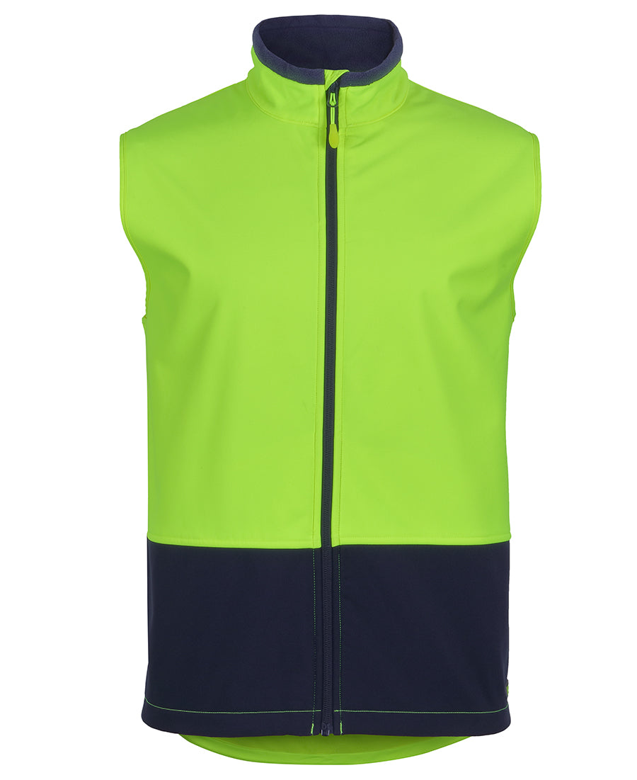 JB&#39;s Wear Hi Vis Water Resist Softshell Vest (6HWV)