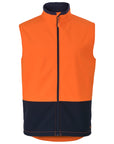 JB's Wear Hi Vis Water Resist Softshell Vest (6HWV)