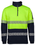 JB's Wear Hi Vis ½ Zip Segmented Tape Fleece (6HZS)